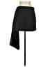 Zara Solid Black Casual Skirt Size S - photo 2