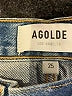 AGOLDE 100% Cotton Blue Denim Shorts Size 25 waist - photo 3