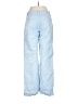 Forever 21 100% Cotton Graphic Blue Casual Pants Size M - photo 2