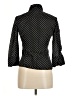Ninety 100% Cotton Polka Dots Black 3/4 Sleeve Button-Down Shirt Size M (petite) - photo 2
