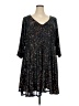 Torrid Stars Black Casual Dress Size 3X Plus (3) - photo 1