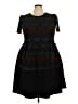Lularoe Tweed Black Cocktail Dress Size 22 - 24 - photo 1