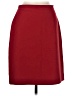 George 100% Polyester Solid Burgundy Formal Skirt Size 8 - photo 1