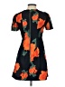 Assorted Brands 100% Polyester Floral Orange Cocktail Dress Size 2 - photo 2