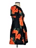 Assorted Brands 100% Polyester Floral Orange Cocktail Dress Size 2 - photo 4