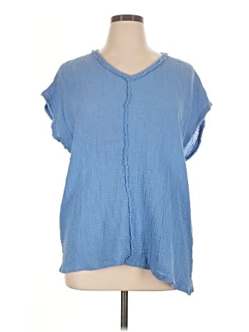 Coldwater Creek Short Sleeve Henley (view 1)