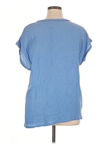 Coldwater Creek Short Sleeve Henley (view 2)