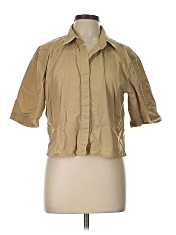 Vince. 3/4 Sleeve Button-Down Shirt (view 1)