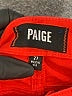 Paige Color Block Red Jeans Size 27 waist - photo 7