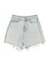 Zara Blue Denim Shorts Size 4 - photo 1