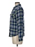 Coupé Collection 100% Cotton Plaid Blue Long Sleeve Button-Down Shirt Size M (estimated) - photo 5