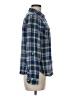Coupé Collection 100% Cotton Plaid Blue Long Sleeve Button-Down Shirt Size M (estimated) - photo 4
