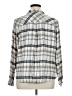 Maurices Plaid Silver Long Sleeve Button-Down Shirt Size 16 (1) - photo 2
