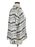 Maurices Plaid Silver Long Sleeve Button-Down Shirt Size 16 (1) - photo 4