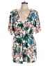 Shein Tropical White Green Romper Size 10 - photo 1