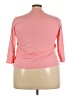 Lands' End Pink 3/4 Sleeve Blouse Size XL - photo 2