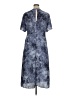 Luxely Tie-dye Blue Casual Dress Size 16 - photo 2