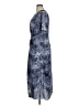 Luxely Tie-dye Blue Casual Dress Size 16 - photo 5