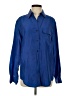 Diane Gilman Blue Long Sleeve Button-Down Shirt Size S (estimated) - photo 1