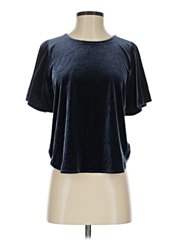 Madewell Velvet Butterfly Top (view 1)