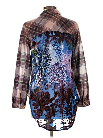 Aratta Silent Journey Long Sleeve Button-Down Shirt (view 2)