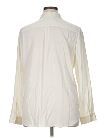 Classiques Entier Long Sleeve Silk Top (view 2)
