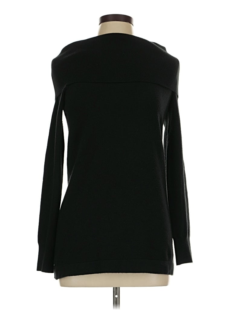 Pre-owned French Connection Long Sleeve Turtleneck In Black