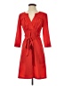 H&M 100% Polyester Red Casual Dress Size 4 - photo 1