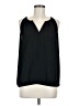 Ann Taylor LOFT 100% Polyester Solid Black Sleeveless Blouse Size M - photo 1