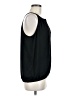Ann Taylor LOFT 100% Polyester Solid Black Sleeveless Blouse Size M - photo 4
