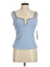 Aqua Blue Sleeveless Top Size M - photo 1