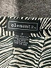 Elementz 100% Polyester Animal Print Gray Short Sleeve Blouse Size S - photo 7