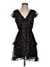 By & By 100% Polyester Floral Black Casual Dress Size S - photo 1