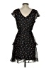By & By 100% Polyester Floral Black Casual Dress Size S - photo 2