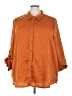 Flint & Moss 100% Polyester Orange 3/4 Sleeve Blouse Size 3X - photo 1
