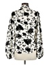 Q2 Floral Ivory Long Sleeve Blouse Size M - photo 2