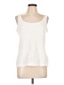 Basic Editions Ivory Sleeveless T-Shirt Size L - photo 1