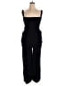 Bar III 100% Rayon Solid Black Jumpsuit Size XL - photo 1