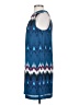 Kensie 100% Polyester Aztec Or Tribal Print Graphic Blue Casual Dress Size S - photo 5