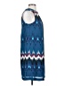Kensie 100% Polyester Aztec Or Tribal Print Graphic Blue Casual Dress Size S - photo 4