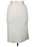 Eileen Fisher Solid Ivory Silk Skirt Size L - photo 2