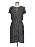 Old Navy Houndstooth Black Casual Dress Size L - photo 1