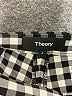 Theory Houndstooth Black Casual Pants Size 4 - photo 7