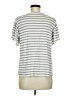 Unbranded Stripes Silver Short Sleeve T-Shirt Size M - photo 2