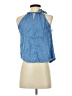 BILA 100% Rayon Blue Tank Top Size S - photo 2
