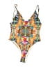 Unbranded Print Yellow One Piece Swimsuit Size M - photo 1