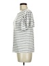 Unbranded Stripes Silver Short Sleeve T-Shirt Size M - photo 5
