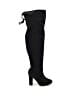 Journee Collection Black Boots Size 7 - photo 1