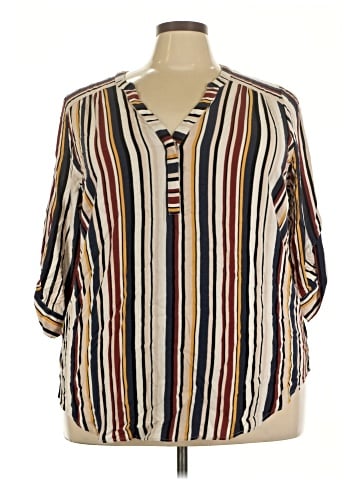 Torrid 3/4 Sleeve Blouse (view 1)