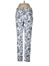 Talbots Floral Blue Jeans Size 10 - photo 1